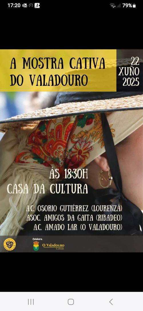 A MOSTRA CATIVA DO VALADOURO
