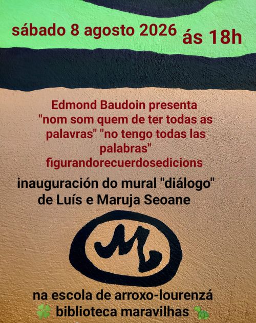 Edmond Baudoin presenta "nom som quem de ter dodas as palavras"