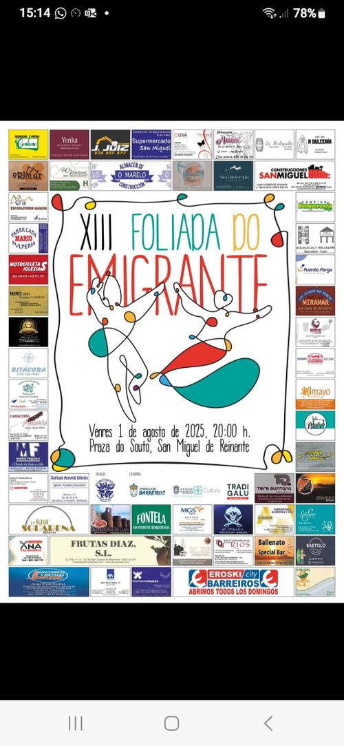 XIII FOLIADA DO EMIGRANTE
