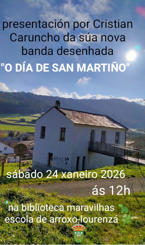 Presentación de O dia de San Martiño, por Cristian Caruncho