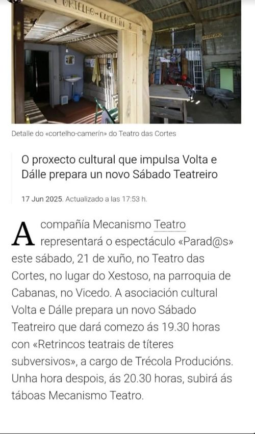Parad@s  compañía  Mecanismo Teatro