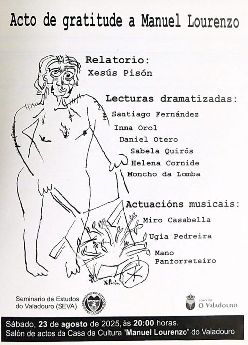 Acto de gratitude a Manuel Lourenzo