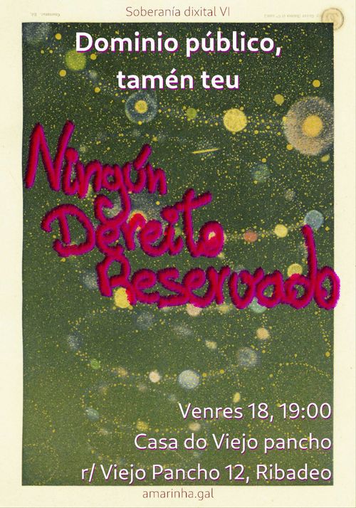 Soberanía dixital VI: Dominio público, tamén teu